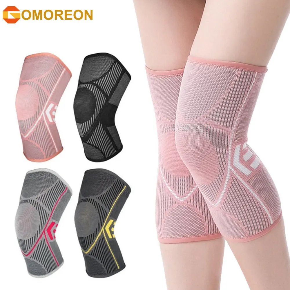

1Pair Knee Support Braces Elastic Nylon Sport Compression Knee Pad Sleeve For Fitness Running Cycling Basketball