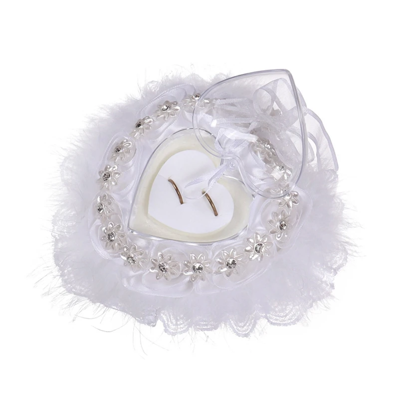 

Ring Bearer Pillow Lace Ring Cushion Wedding Ring Box Engagement Ring Holder