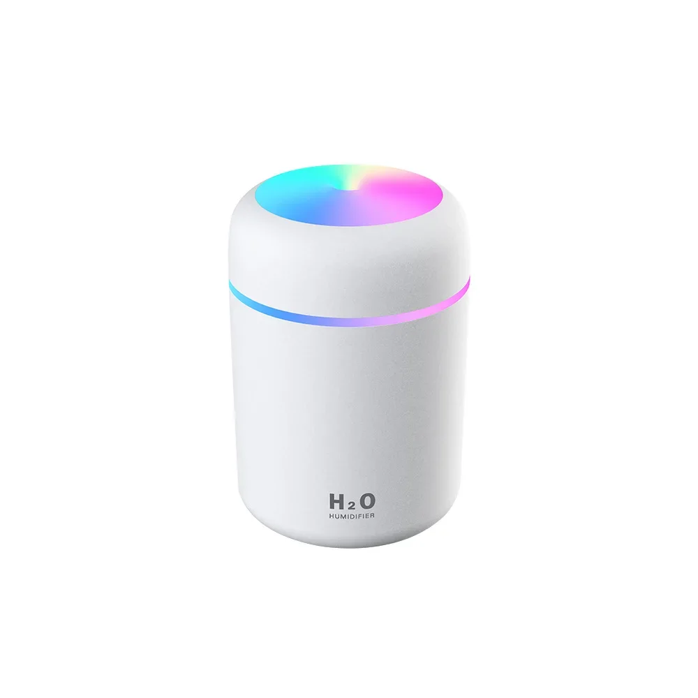 300ML Portable Air Humidifier Aroma Essential Oil Diffuser Mini Mute Humidifier With Night Light Car Air for Home