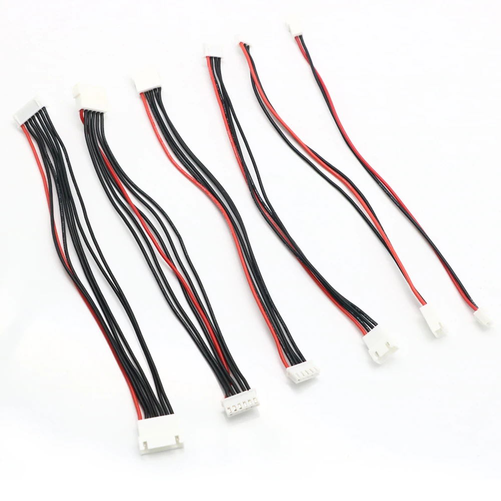5 개/몫 JST-XH 1S 2S 3S 4S 5S 6S 20cm 22AWG Lipo 밸런스 와이어 연장 RC Lipo 배터리 충전기 용 케이블 리드 코드 충전