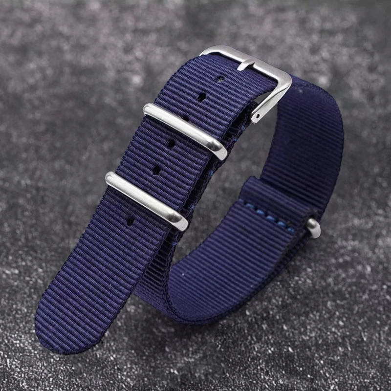 Universal Canvas Nylon Watch Strap - Premium NATO Style Wristband Bracelet