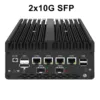 2025 Solid Firewall Appliance 12th Gen Intel Pentium Gold 8505 10G/1G SFP 4*2.5G RJ45 LAN 2DDR5 NVMe Mini PC Proxmox ESXi Server 3