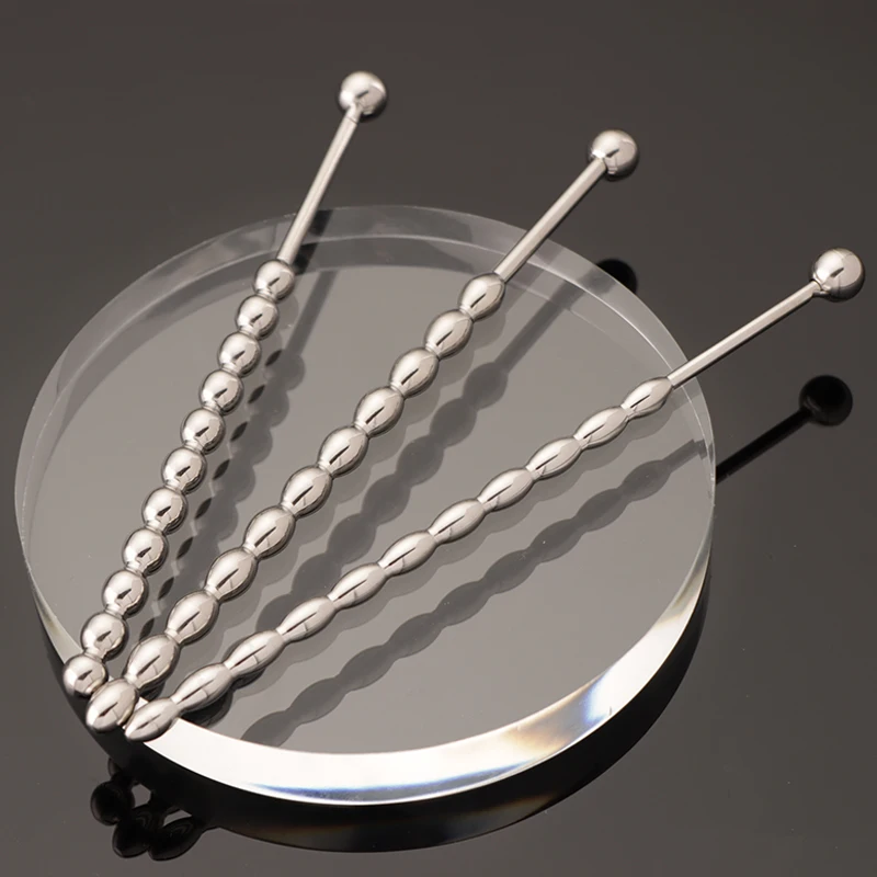 3 Size Urethral Dilator Sounds Penis Plug Insert Sounding Rods Masturbator Urethra Plug Horse Eye Stimulate Sex Toys For Men 18+ penis sex toys