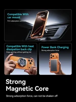 Joyroom Magnetic Case For iPhone 17 16 Pro Max Case Anti Yellow Transparent Cover For iPhone 17 Pro Wireless Charger Thin Cover - Image 5
