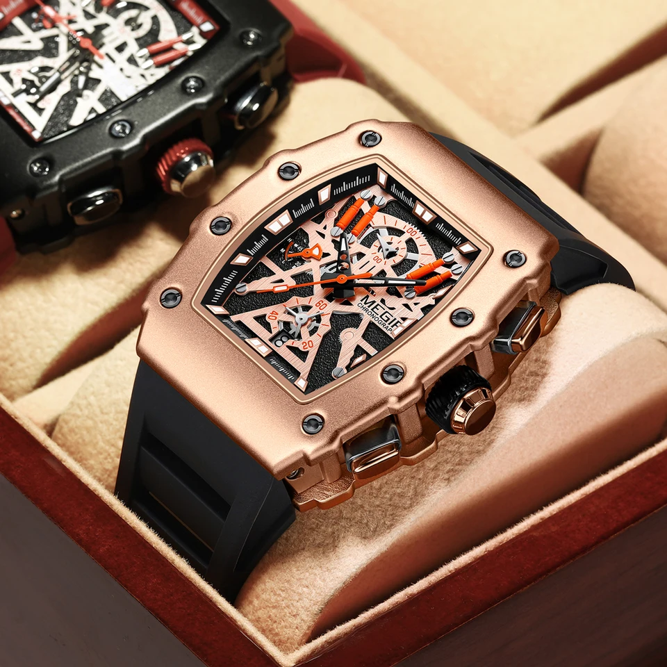 MEGIR Orologi sportivi da esterno di lusso Cronografo da