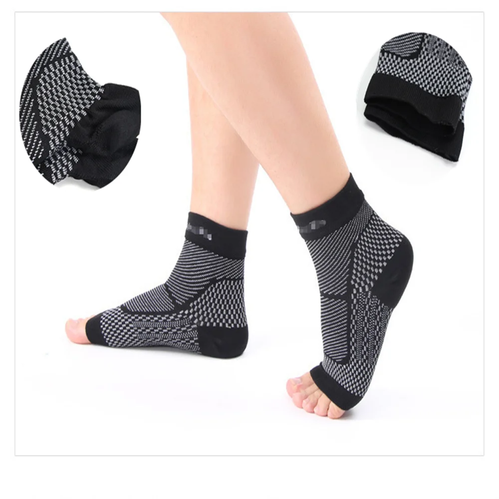 

2 Pcs/Pair Sports Ankle Brace Compression Ankle Support Breathable Net Foot Sleeve Yoga Anklet Protective Gear Anti Fatigue Sock