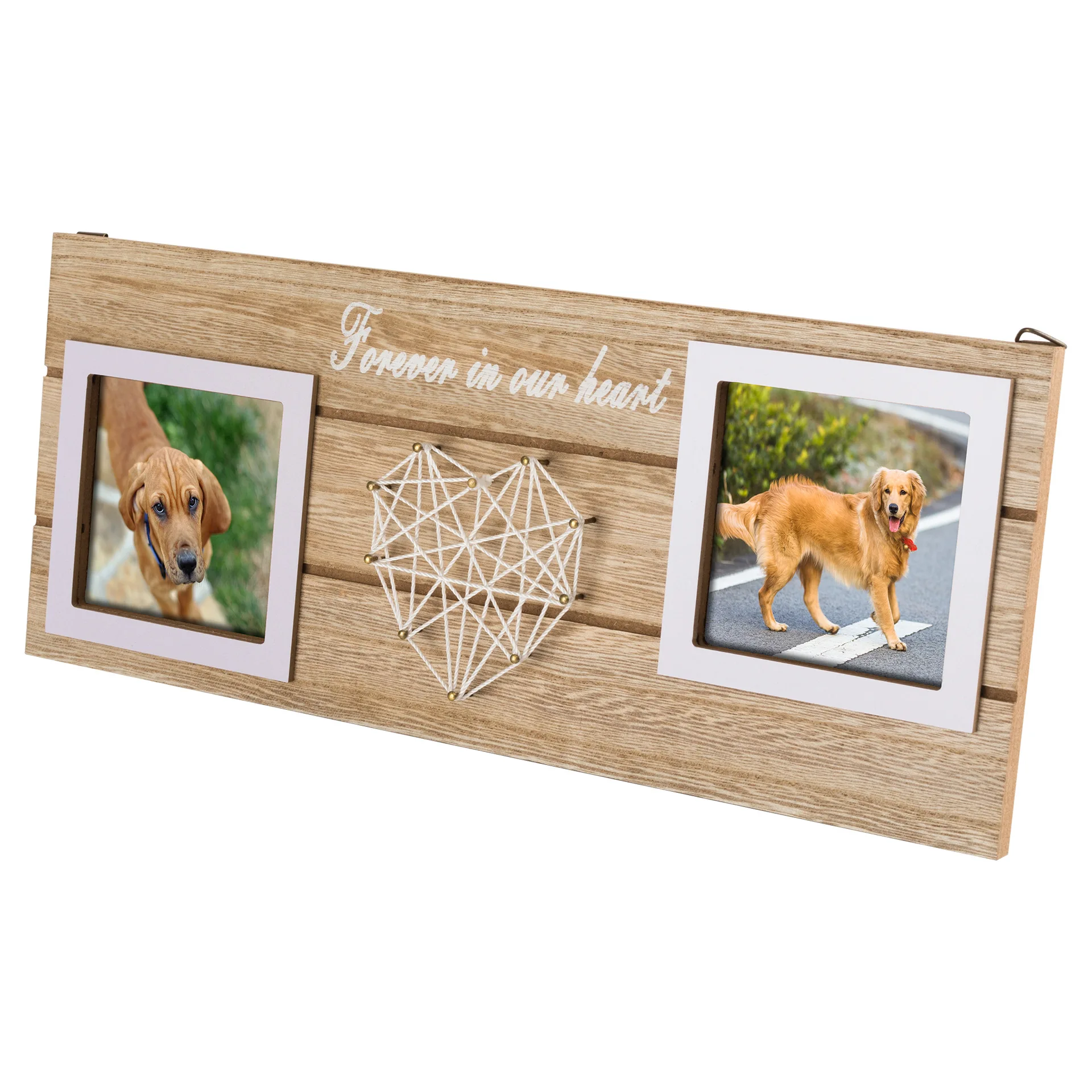 

Home Decor Creative Wooden Photo Frame String Art Heart Design Modern Living Room Tabletop Ornament Simple Picture Frame Crafts