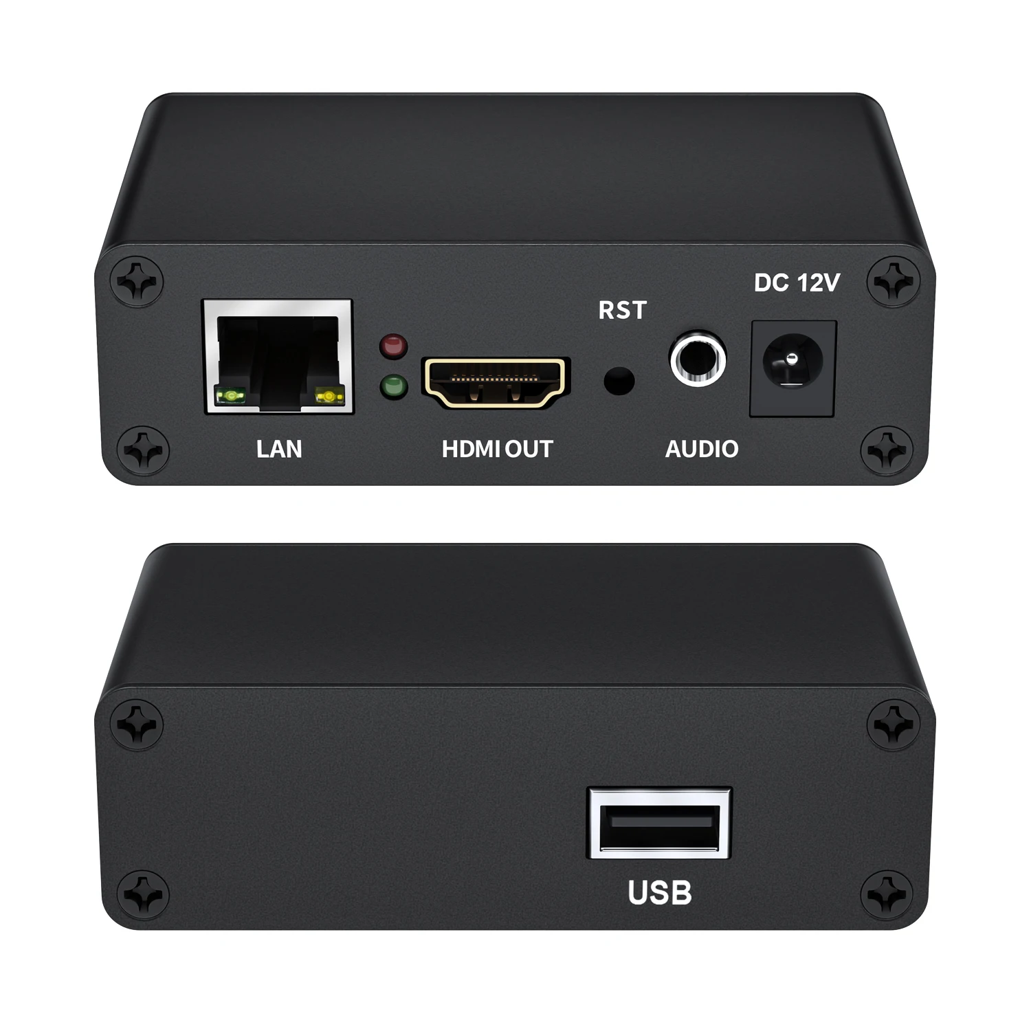 мини hdmi h 265 h 264 видео кодировщик для rtmp rtsp http udp srt onvif прямой трансляции Низкая стоимость потока H.265 H.264 RTSP SRT RTSP Rtmp USB флэш-накопитель IP-HDMI видео декодер