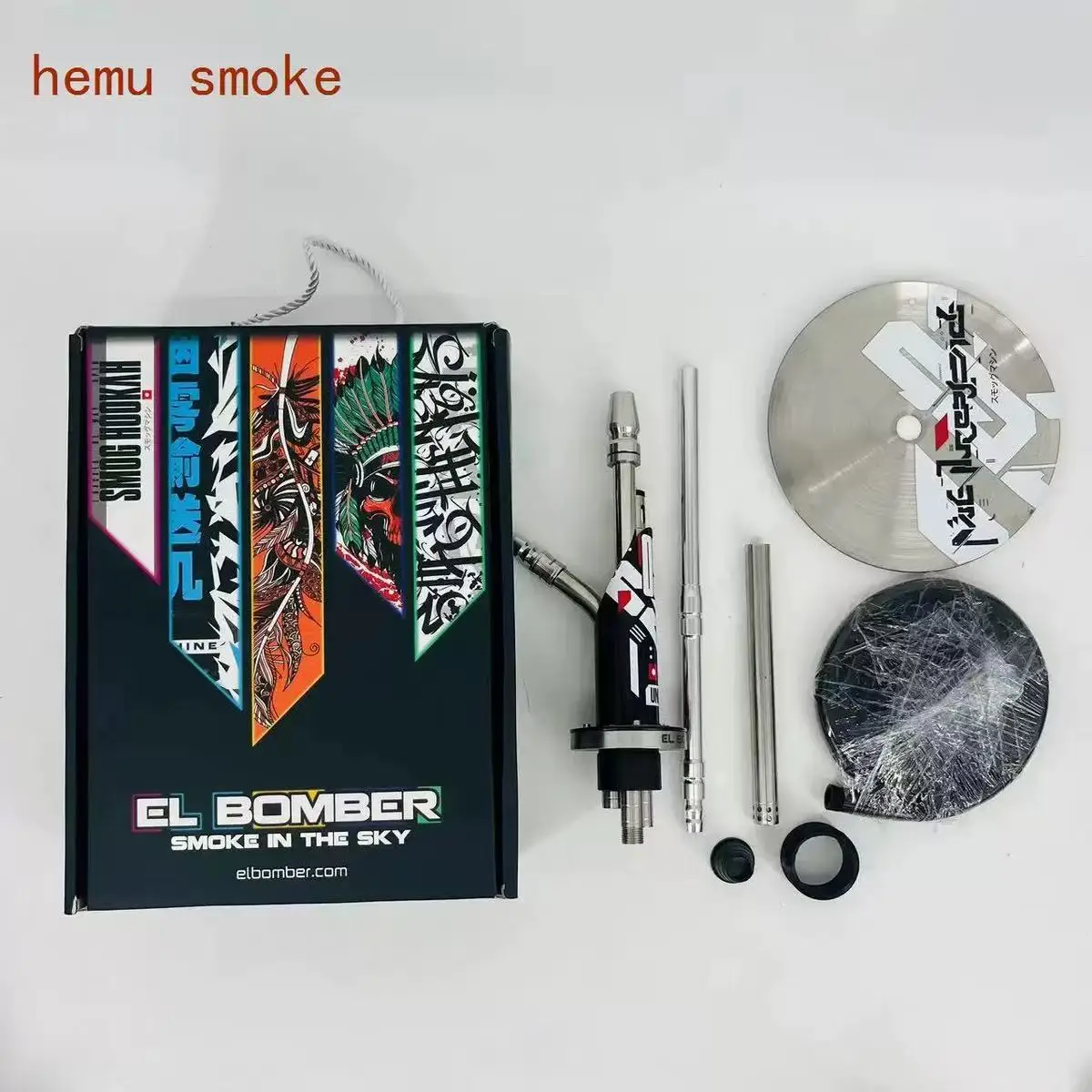 Stainless Steel Hookah Accessory Arabic Shisha Pipe Gift Box