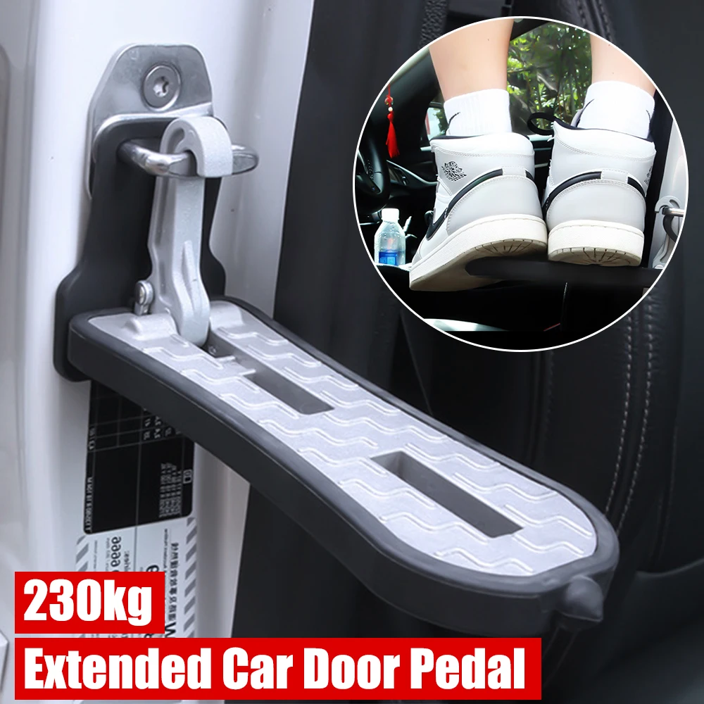 Not fenster brecher Autodach träger Stufen pedal Multifunktion verriegelung shaken faltbares Hilfs fuß pedal verlängerte Autotür stufe