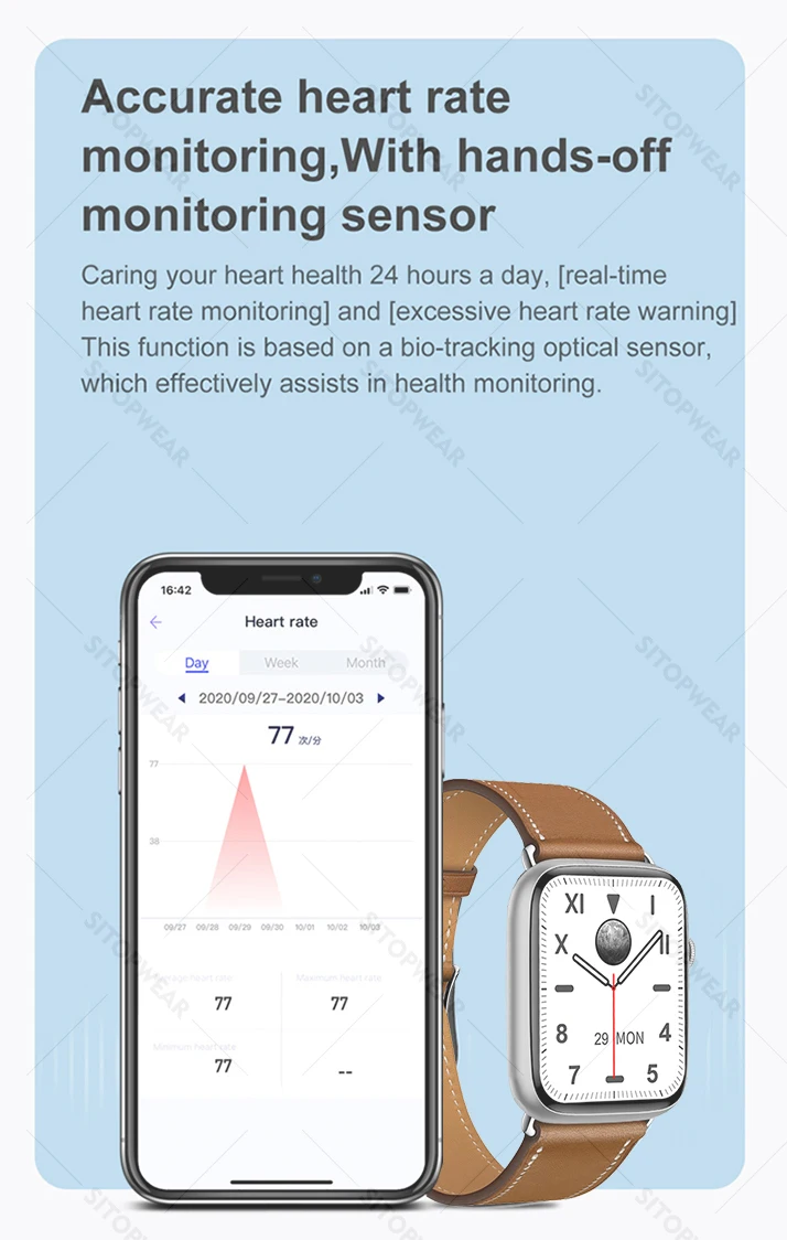 Inteligente para Mulheres dos Homens Chamada de Monitoramento Carregamento sem Fio Novo Relógio Inteligente Bluetooth Saúde Personalizado Face Pulseira Fitness 2022 - Image 4