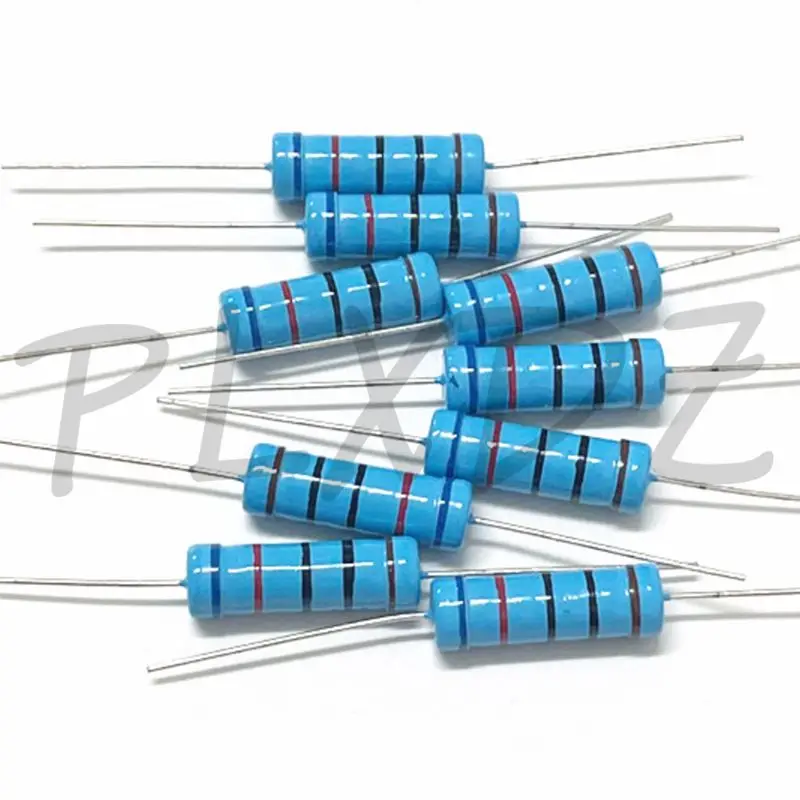 10pcs 5W 1% Metal Film Resistor 0.1R~10M 0.47R 100R 220R 330R 1R 2R 1K 1.5K 2.2K 3.3K 3.9K 4.7K 10K 22K 47K 100K 470K 1M ohm