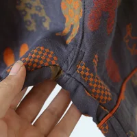 2026 Verão Novo Casal Shorts de Manga Curta Duas Peças Conjunto de 100% Algodão Crepe Tecido Homens e Mulheres Grande Homewear - Image 6