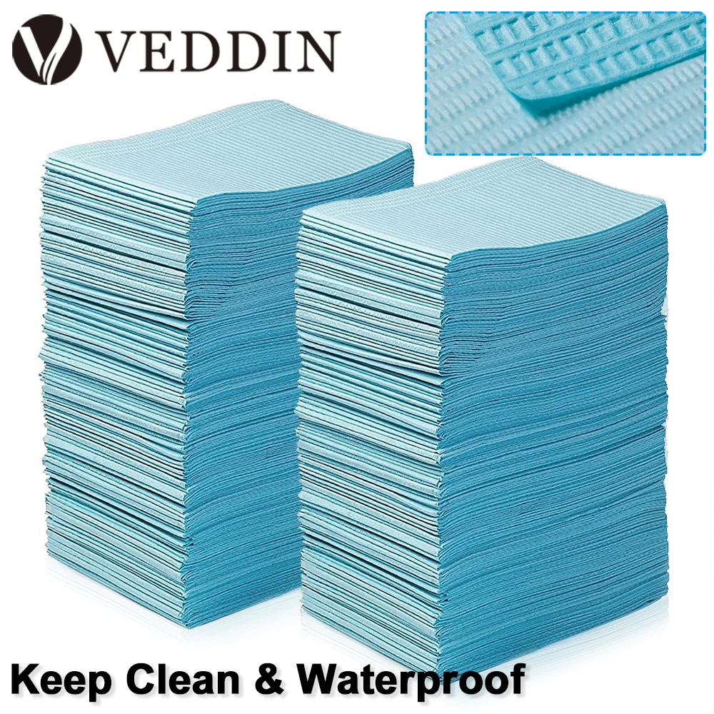 

30/50/100/125/250pcs Disposable Tattoo Clean Pad Blue Tattoo Table Covers Clean Wipes Dental Waterproof Bibs Tattoo Accessories