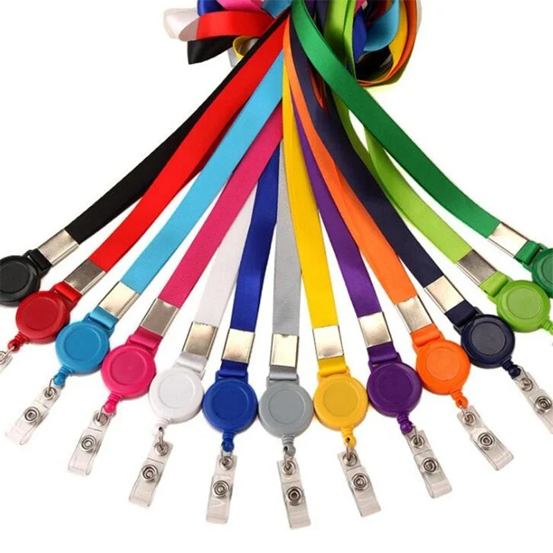 Adjustable Retractable Lanyard for ID Badges and Work Pass Cards