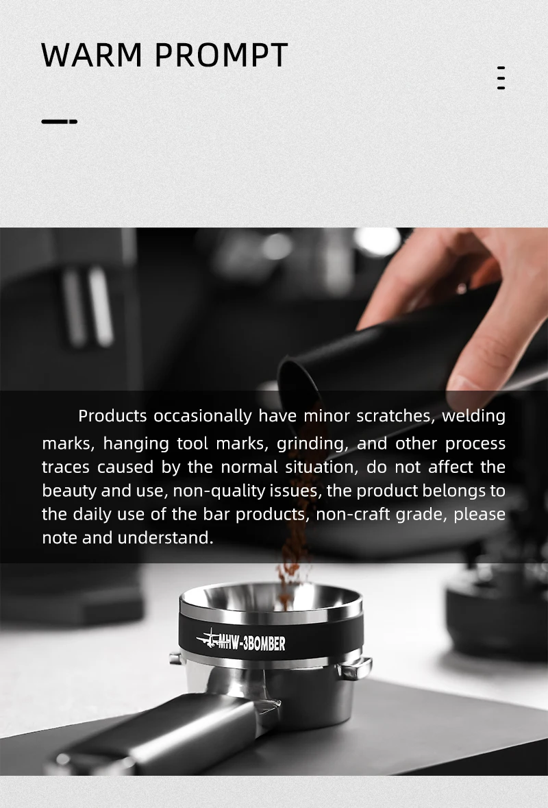 Description Picture 4 of itemCoffee Dosing Ring Magnetic Espresso Dosing Funnel 36 Magnets for 58MM Portafilter Barista Accessories Coffeeware