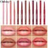 6 Nude Matte Matte Lipstick Pencil Set Waterproof Sweatproof Non-Stick Cup Non-Fade Swivel Hook Lip Pencil 2