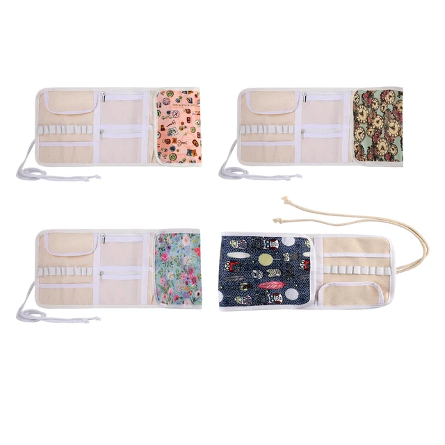Crochet Hook Case Foldable Sewing Portable Waterproof for