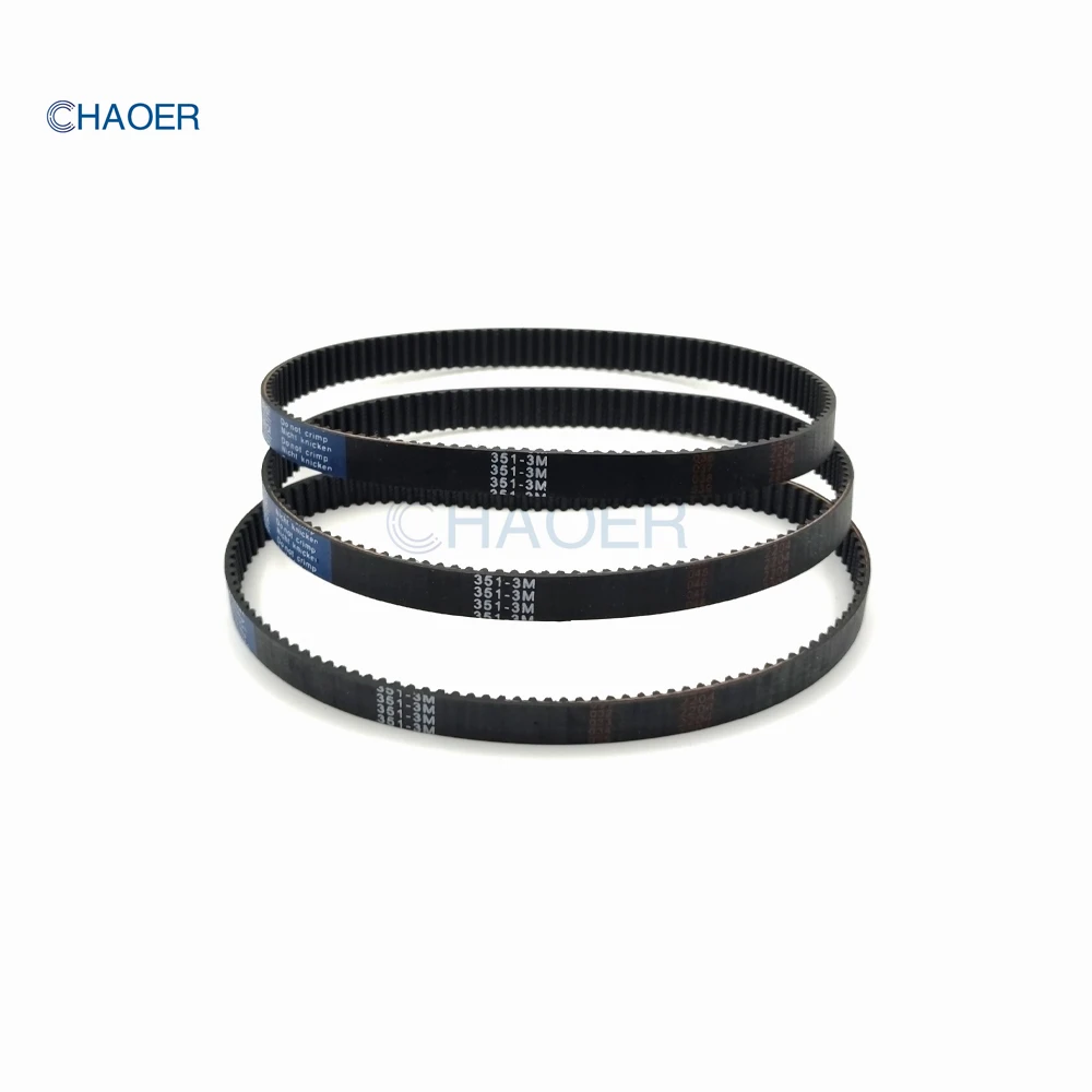 HTD3M Rubber Timing Belt Length 336 339 342 345 348 351 354 357 360 363 366 369 372mm 3M Synchronous Belt 3M-339 3M-354 3M-357