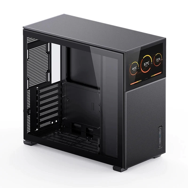 PC Case PC Chassis Computer Chassis Frame JONSBO D41 Desktop Chassis ATX motherboard/360 water-cooled MESH secondary screen version