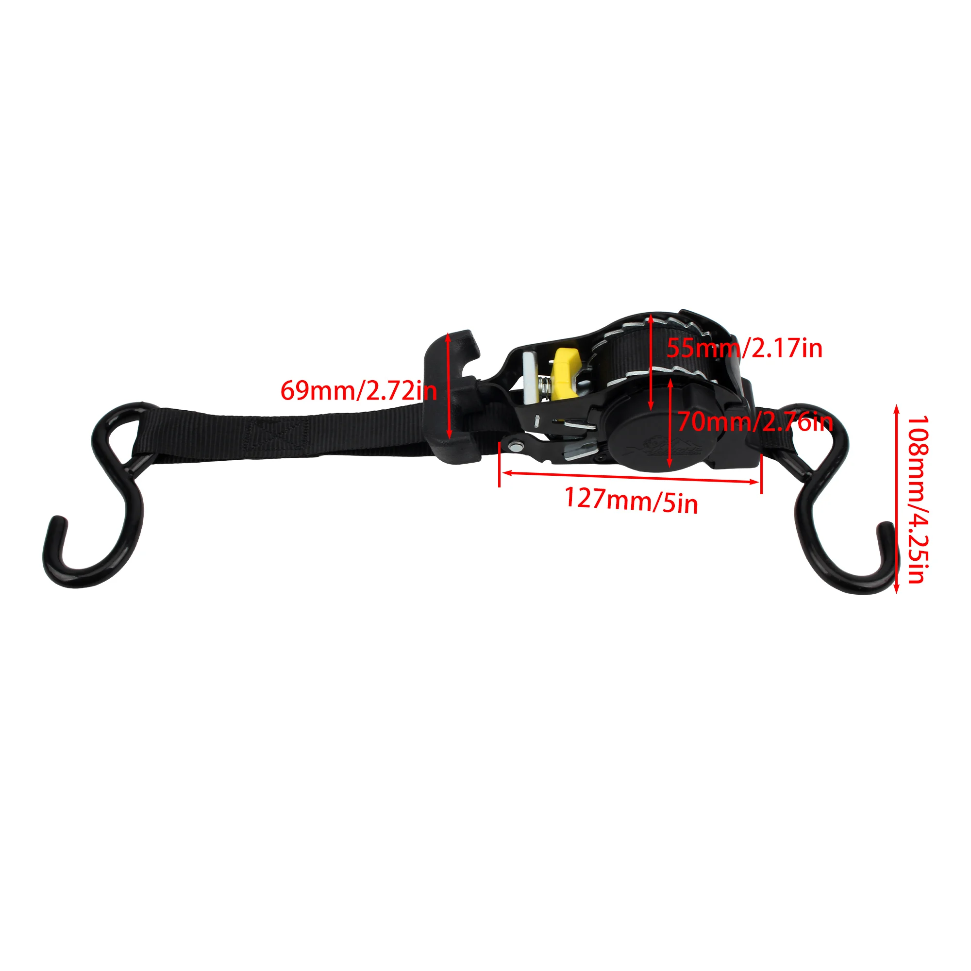 Motorcycles Ratchet Strap Retractable Belts For Car Moto Luggage Load Bundling Securing Riding Travel Tool Accessories Parts