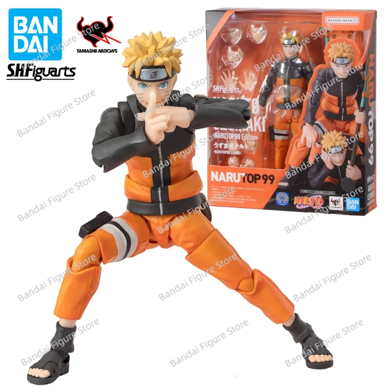 

Original Bandai S.H.Figuarts SHF Naruto Uzumaki Naruto NARUTOP99 Edition Anime Action Figure Toy Gift Model Collection Hobby