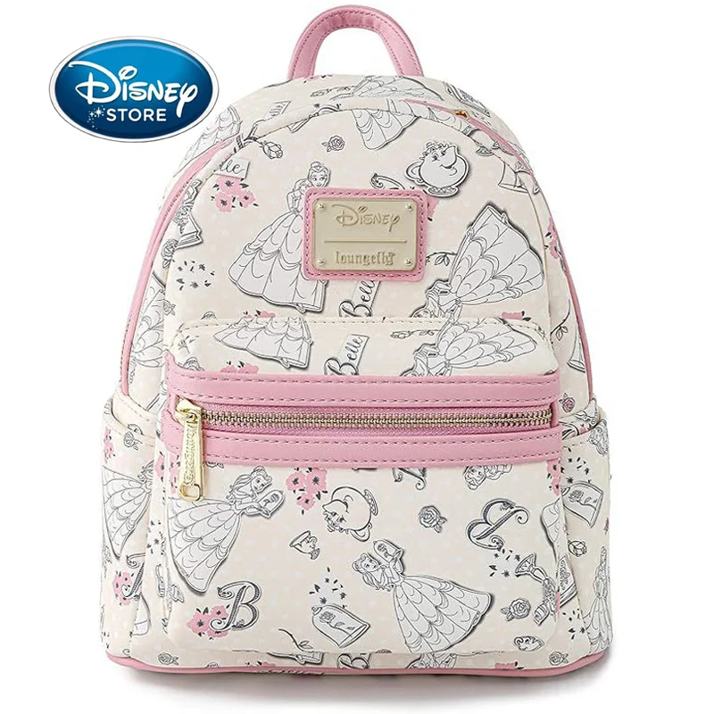 

Disney Beauty And The Beast Belle All Over Print Womens Double Strap Shoulder Bag Purse Double Shoulder Backpack For Women