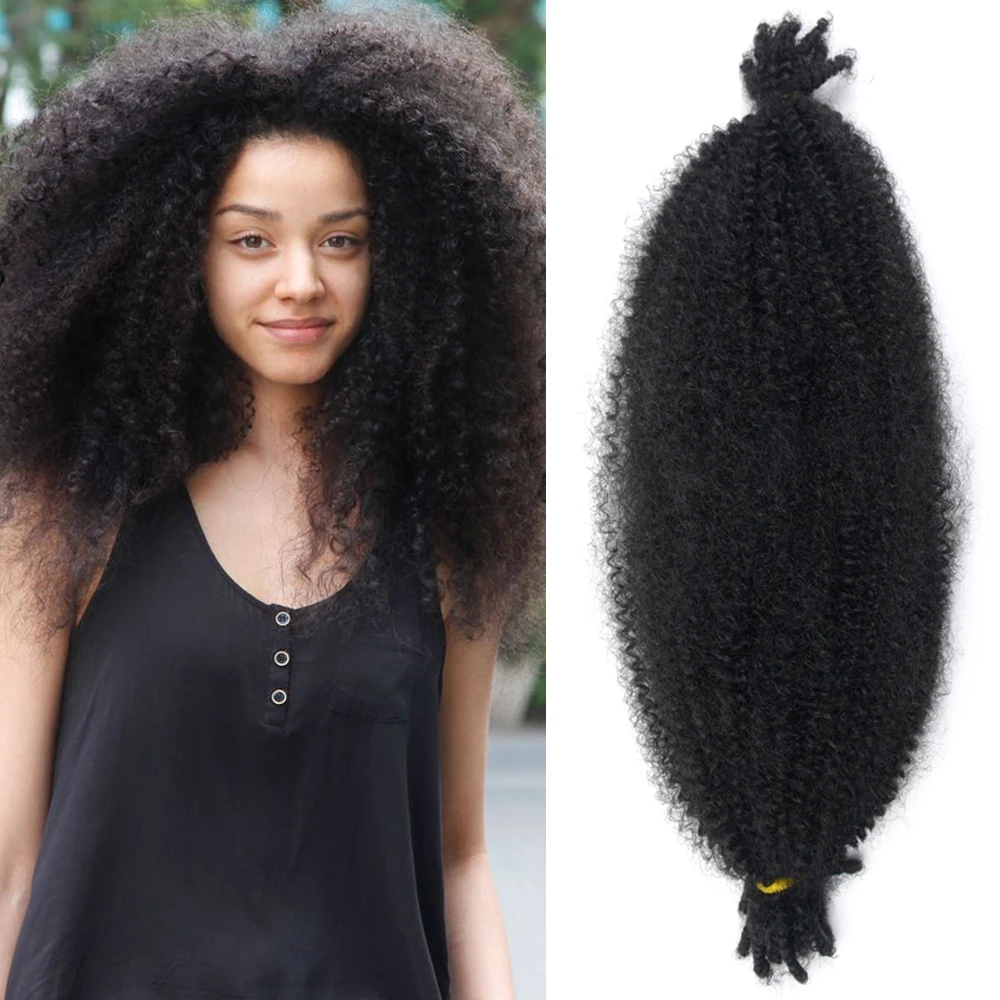 18 Inch Synthetic Separated Springy Afro Marley Twist Braiding Hair For  Faux Locs Crochet Hair Spring Twist Hair Extensions - Synthetic Braiding  Hair(for Black) - AliExpress