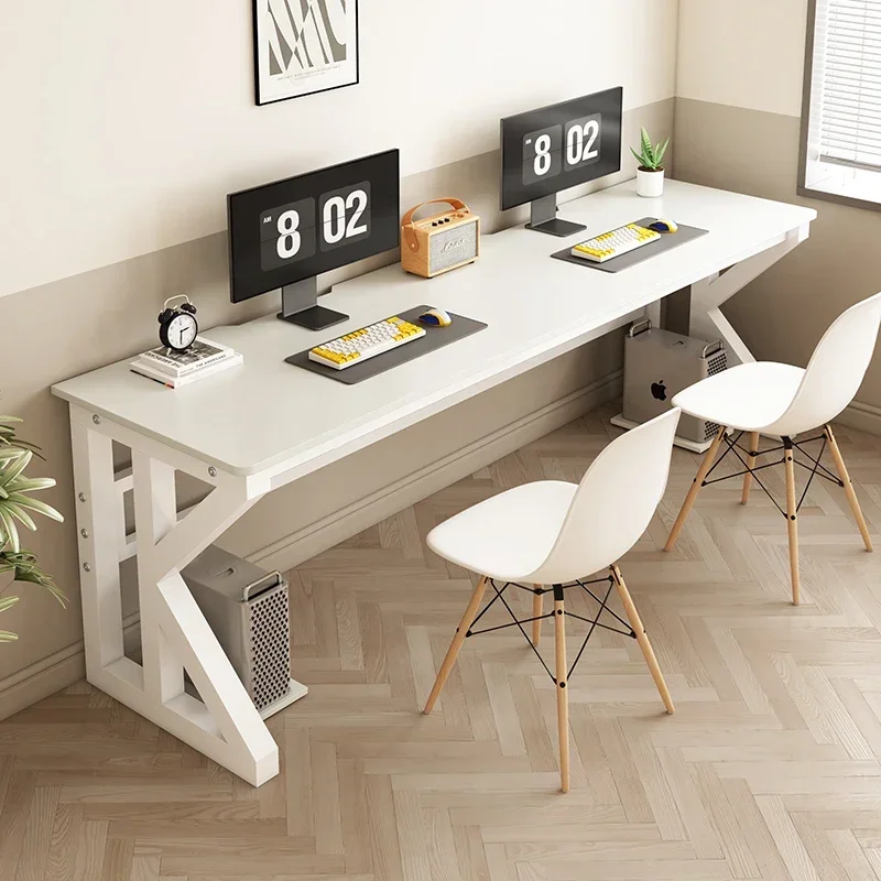 

Executive Free Shipping Computer Desks Metal Luxury Black Reception Gaming Desk Accessories Standing Mesa Escritorio Furniture