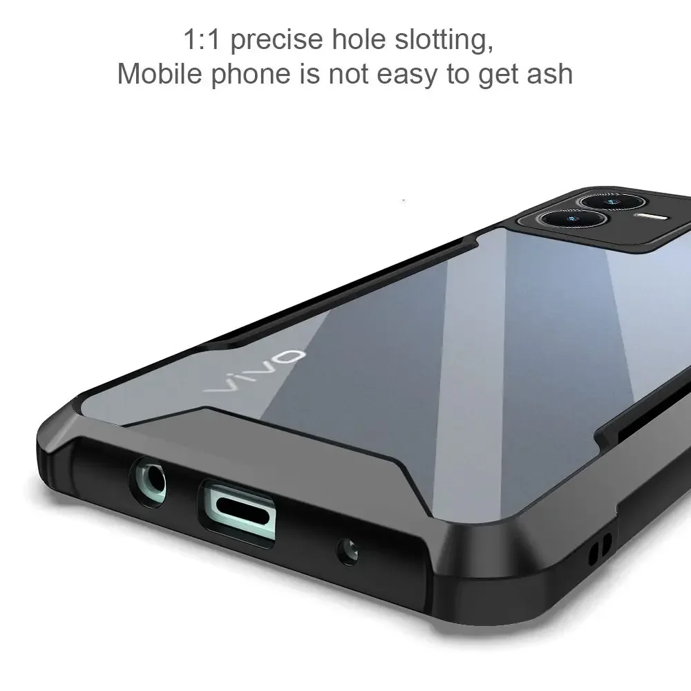 Acrylic PC Clear Back Protective Phone Case Cover