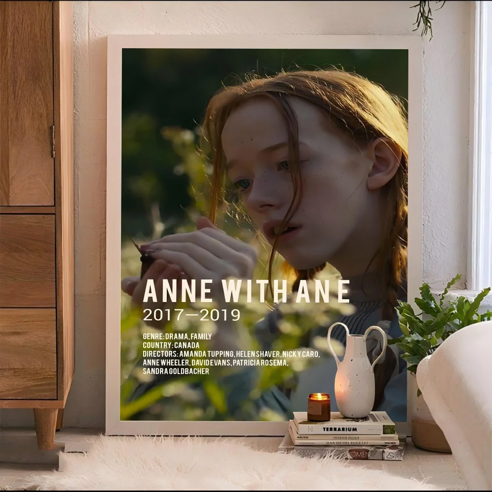 Anne With An E Anime Posters Sticky Decoracion Painting Wall Art White Kraft Paper Wall Decor