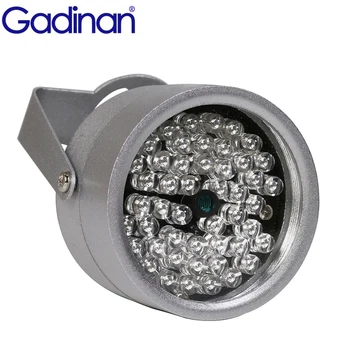Gadinan CCTV 감시 카메라용 LED 조명, IR 적외선 야간 투시경, 방수 금속 CCTV 필 라이트 비전, 48IR 일루미네이터
