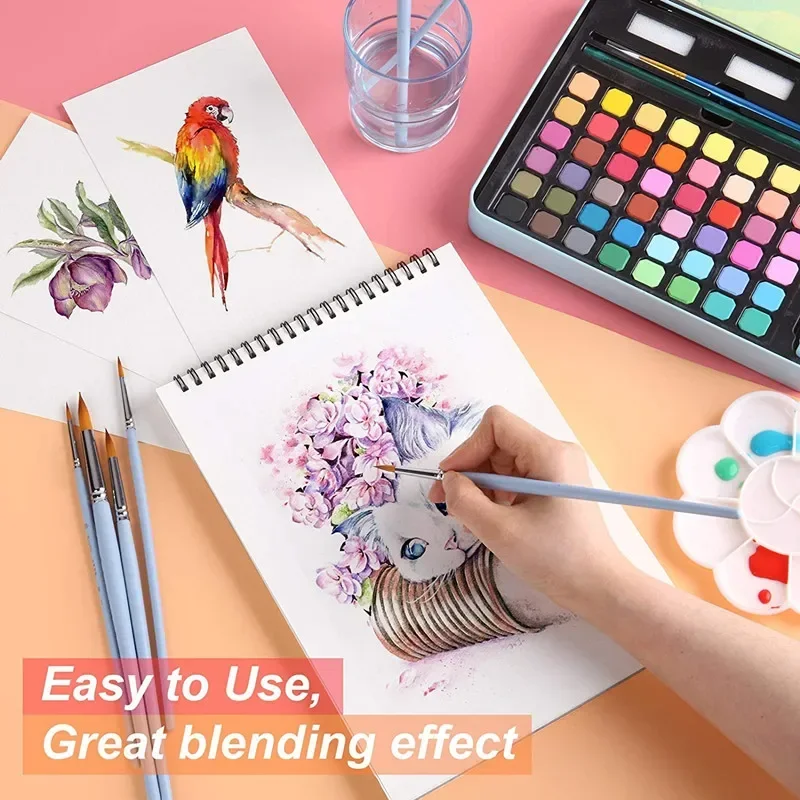 48-Color Watercolor Paint Set 2