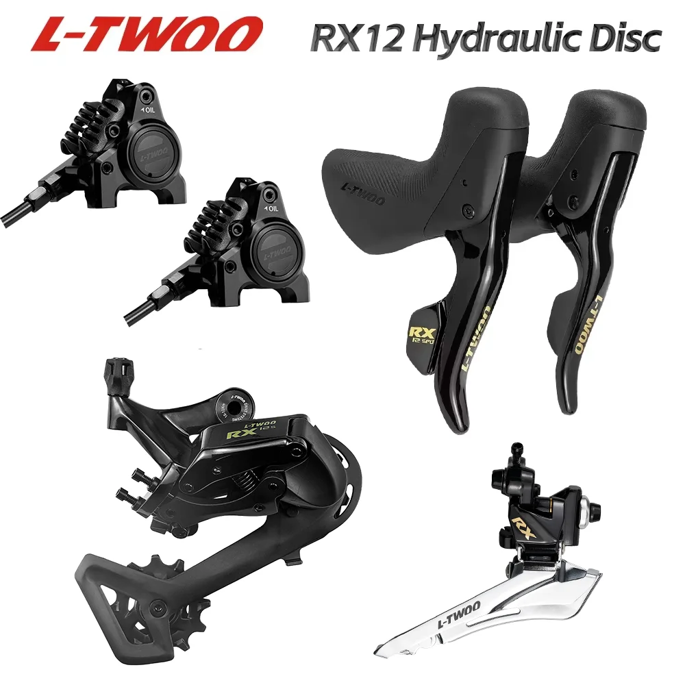 L-TWOO RX12-Disc 2x12s Road Hydraulic Disc Brake Groupset 6-Piece Benchmark R7170 R8170