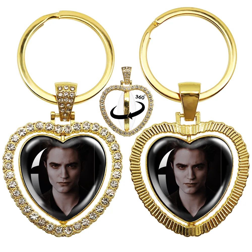 Twilight Eclipse Metal Key Ring With Bag Clip – Team Edward Collectible Keychain