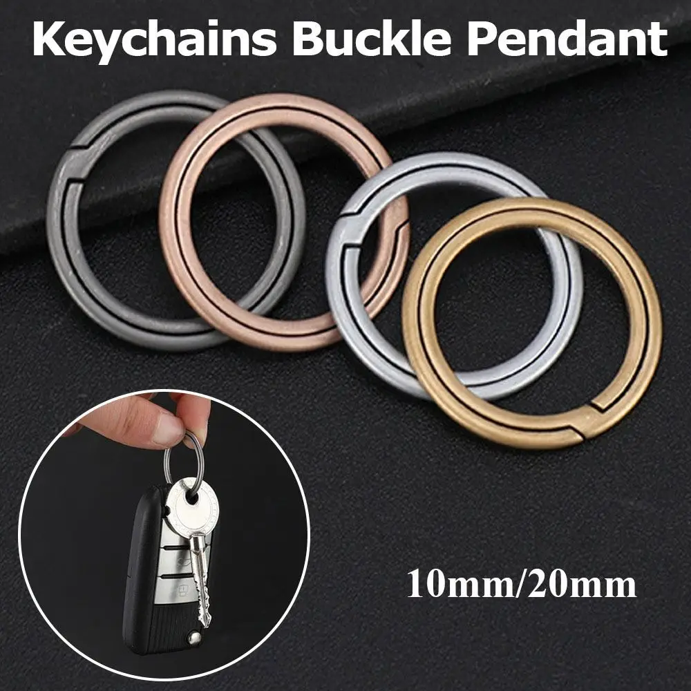 

Durable 2pcs Real Titanium Alloy Key Rings Keychains Buckle Pendant Super Lightweight Man Car Keychain for Male Creativity Gift