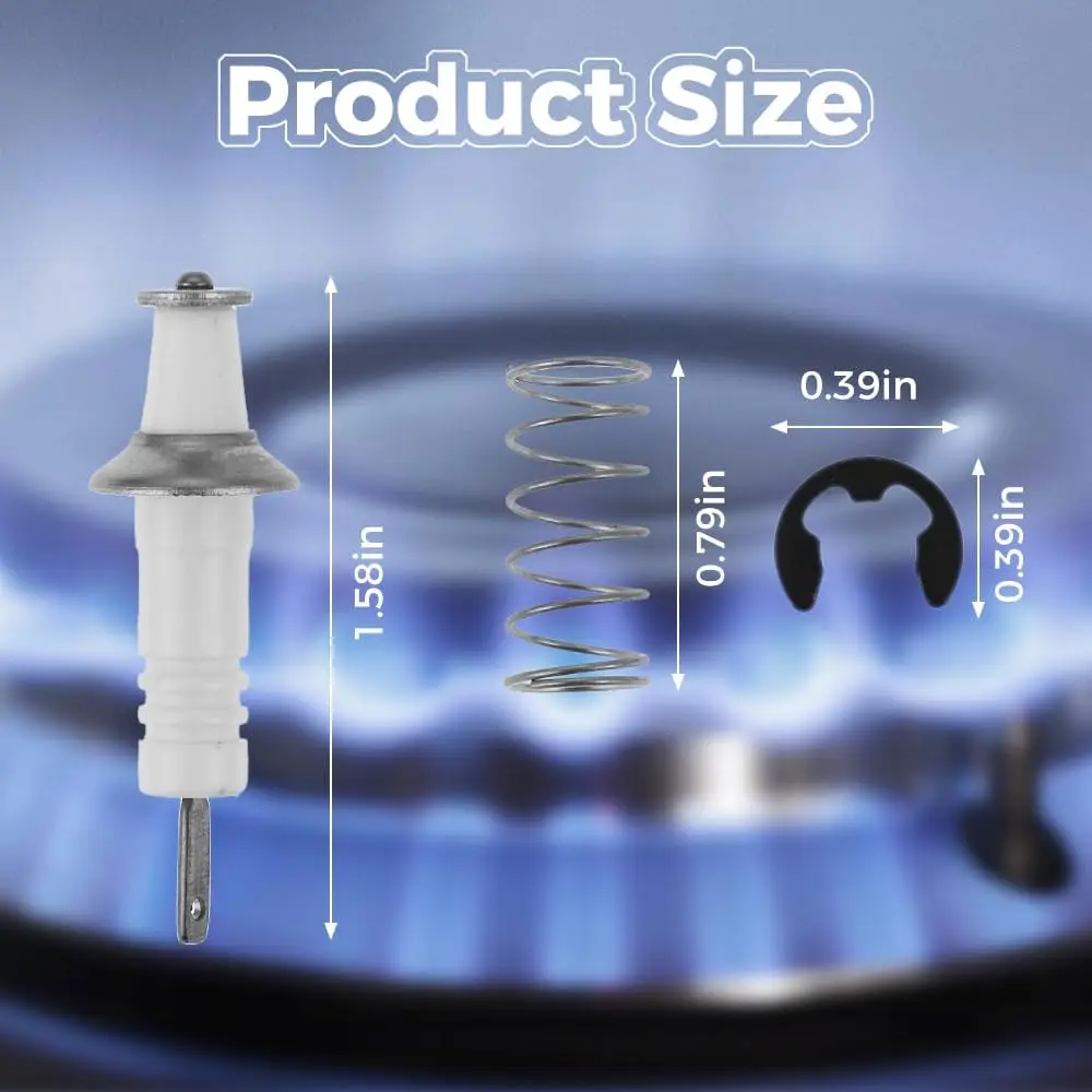 PB040264 Burner Igniter Repair Gas Range Electroe Igniter Spark 2PCS fits Viking Range Spark Ignition Model
