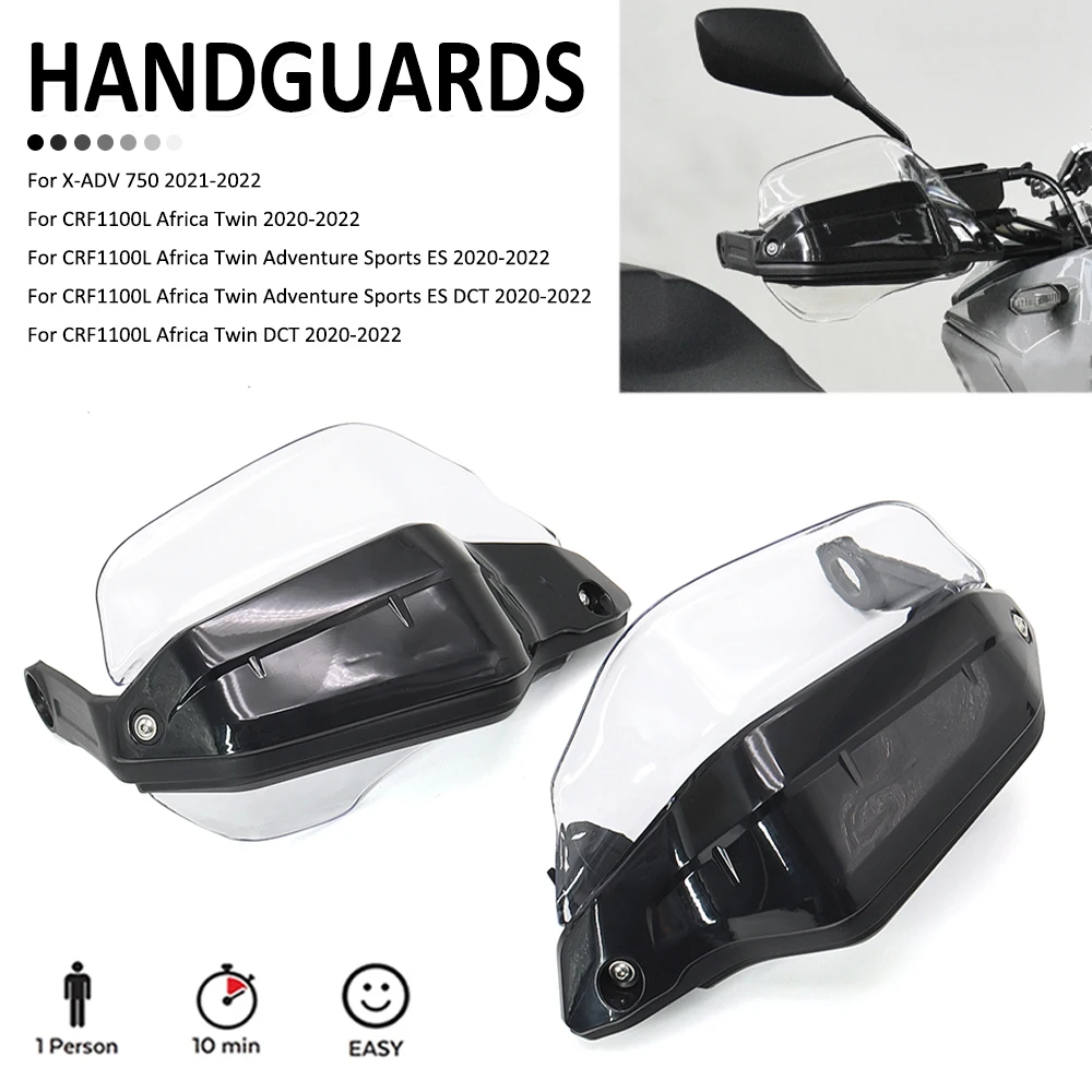 

Handguard Windshield Extensions Hand Shield Protector Cover For HONDA X-ADV 750 CRF1100L CRF 1100L Africa Twin Adventure Sports