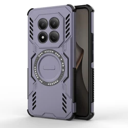 Shockproof Magnetic Adsorption Durable Phone Case with Heat Dissipation for Poco M8 Pro (Purple)