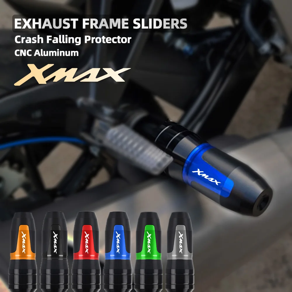 

For YAMAHA XMAX 125 250 300 400 XMAX250 XMAX300 XMAX400 Motorbike accessories Exhaust Frame Sliders Crash Pads Falling Protector