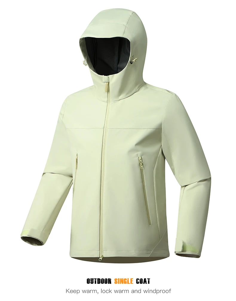LNGXO Herren Damen Wasserdichte Jacke Wandern Trekking Windjacke Unisex Outdoor Sportlicher Regenmantel Winddichte Kletterkleidung – Detail 13