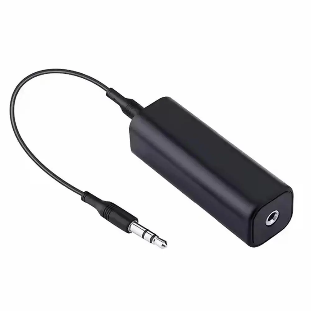 Speaker Line 3.5mm Aux Audio Noise Filter Ground Loop Noise Isolator Eliminate for Car Stereo Audio System Home Stereo audio noise filter