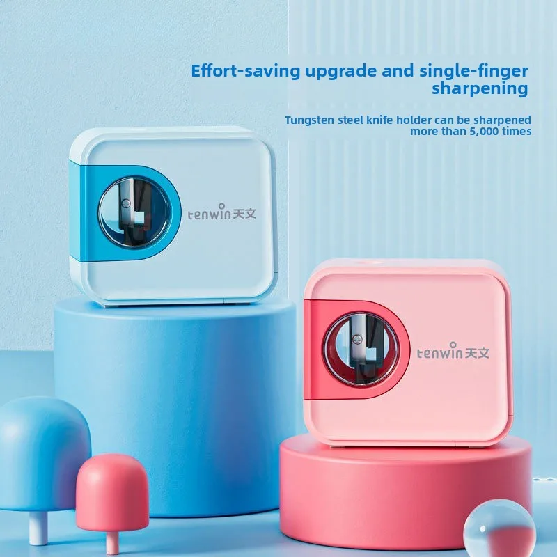 전기 연필 깎이 자동 회전 연필 깎기 기계 창의적인 카메라 디자인 연필 깎이 쓰기 및 학습용