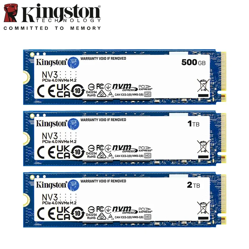 キングストン NV3 SSD NVMe PCIe Gen4.0x4 ソリッドステートドライブ M