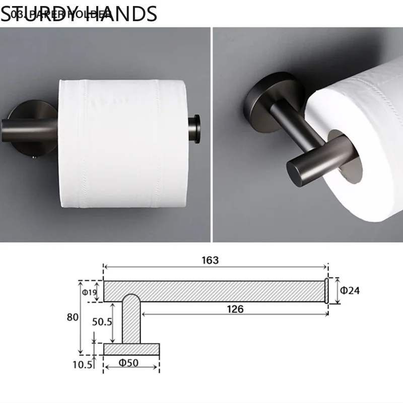 Bagnolux Stainless Steel Gun Gray Black Polished Chrome Brushed Gold Hanger Hook Towel Bar Paper Holder