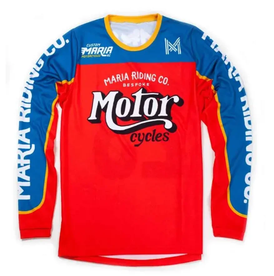 Long sleeve maillot man enduro motocross jersey bicycle Sportswear cycle jersey road bike maillot ciclismo