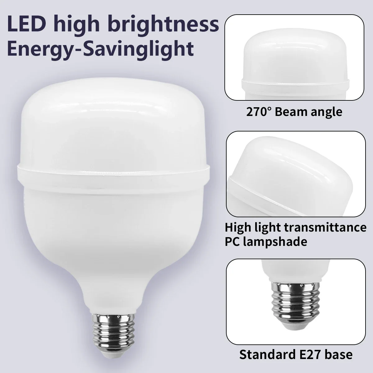 2-5pcs E27 LED lamp AC 110V 220V LED Bulb 20W 30W 40W 50W S7102d10458a04f33ae20aa154905161dW