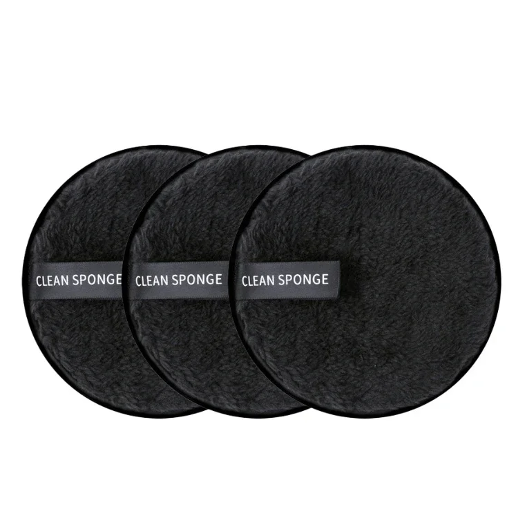 Eco-Friendly Reusable Makeup Remover Pads - Soft Cotton & Microfiber Cleansing Sponges (3-Pack)