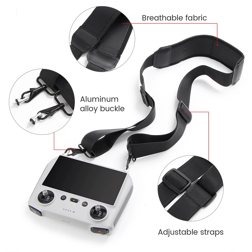 Adjustable Lanyard For DJI RC 2/ RC/RC Pro/Smart Controller Neck Strap for DJI MINI 4 PRO/Mini 3 Pro/Mavic 3/Air 3 Accessories remote controller lanyard remote control strap drone lanyard drone accessories