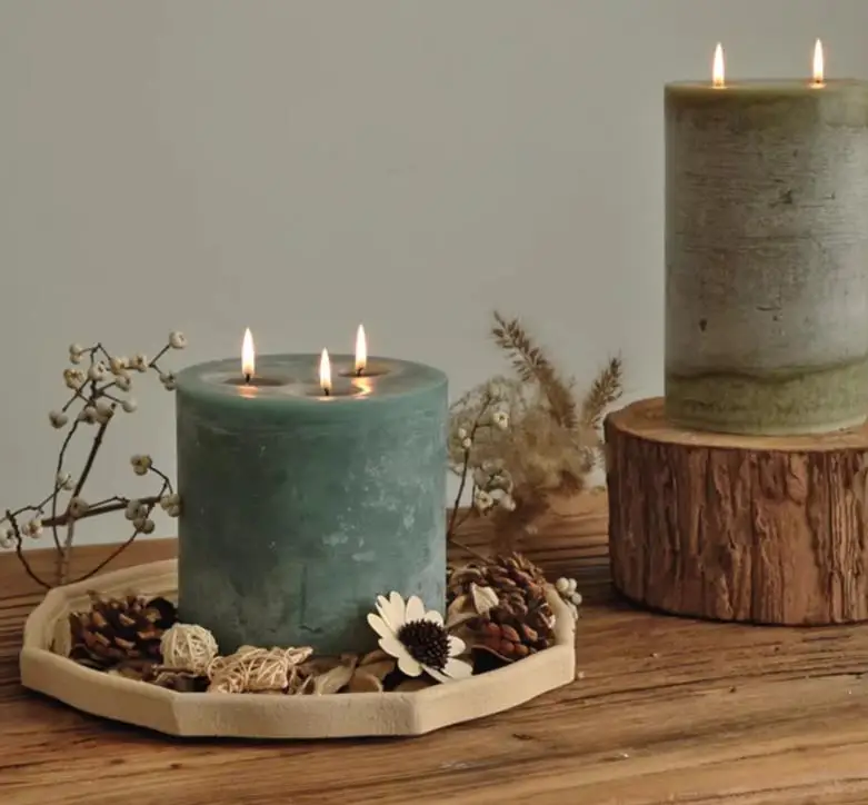 Large decorative items, home fragrance, romantic, smoke-free, long-lasting fragrance Candle Pack